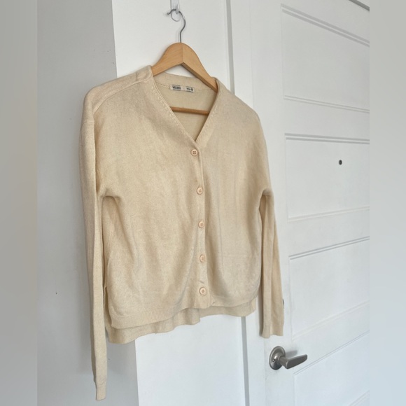 Mixxo Cream button front cardigan - Picture 2 of 7